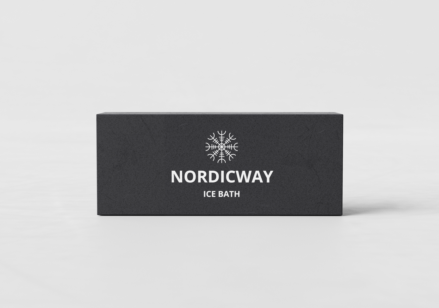 nordicway ice bath box on grey background 