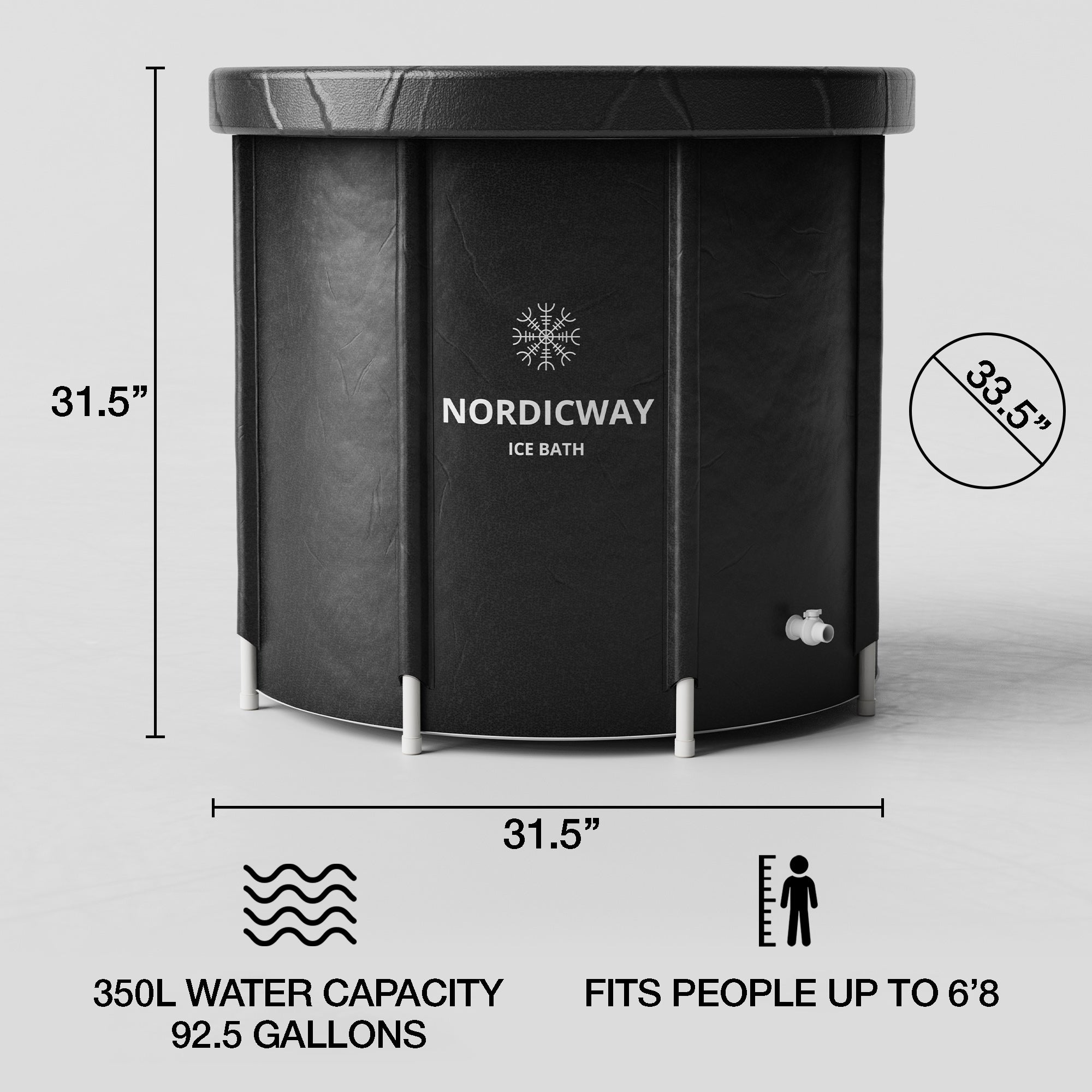 NordicWay Ice Bath - Cold Plunge Tub - Shop Plunge Pools